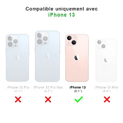 Evetane Coque iPhone 13 360 intégrale avant arrière transparente