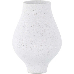 Venture Home Vase en grès Rellis 10x24 cm blanc et noir. Vase en grès Rellis 10x24 cm blanc et noir