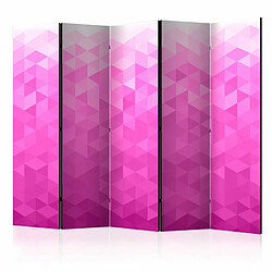 Paris Prix Paravent 5 Volets PInk Pixel 172x225cm