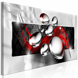 Paris Prix Tableau Imprimé Shiny Stones Narrow Red 45 x 135 cm 