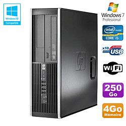 PC HP Elite 8300 SFF Core I5 3470 3.2GHz 4Go Disque 250Go Graveur USB3 Wifi W7 · Occasion 