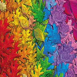 Schmidt Spiele- Puzzle de 1500 pièces Forêt à Feuilles Multicolores, 58993, coloré