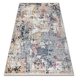 RUGSX Tapis moderne DISTIN 0123A rose poudre blanc - Abstraction, vintage, franges 180x270 cm