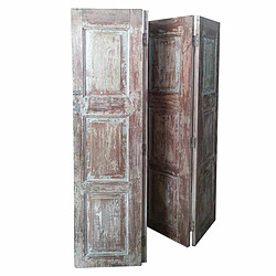 Paravent Alexandra House Living Marron Acacia Bois de manguier 3 x 178 x 182 cm Style artisanal 