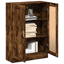 Acheter Maison Chic Bibliothèque - Armoire de livres chêne fumé 82,5x30,5x115 cm bois d'ingénierie -GKD36862