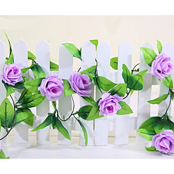 Avis Wewoo Fleurs Artificielles champagne pour décoration de mariage à domicile, Longueur: 2.5 m, Aléatoire Couleurs Simulation de Faux Champagne Rose Ivy Vigne Tentures Guirlandes