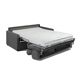 Acheter Inside 75 Canapé convertible LUXIA matelas 16cm système express sommier lattes 120cm microfibre graphite