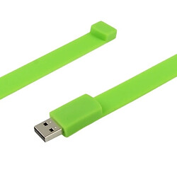 Wewoo Clé USB vert Disque Flash USB 2.0 Bracelets Silicon 4 Go pas cher