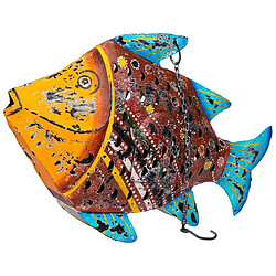 Figurine Décorative Alexandra House Living Bois de manguier Poisson 10 x 32 x 50 cm