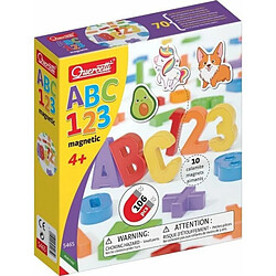 Quercetti - ABC 123 Magnetic Lettres magnétiques pour Enfants