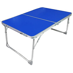 Wewoo Support d'ordinateur portable Tapis en plastique réglable Table pliante ordinateur lecture bureau plateau de lit (bleu saphir) 