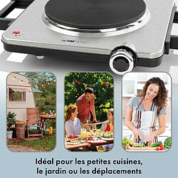 Acheter Plaque de cuisson simple en acier inoxydable Clatronic EKP3788E