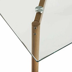 Table d'appoint Versa Rebecka Verre Métal (80 x 75 x 120 cm)