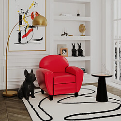 Rendez Vous Deco Fauteuil Club rouge