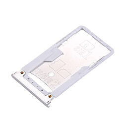 Wewoo Tiroir de Carte SIM argent pièce détachée pour Xiaomi Mi Max SIM & SIM / TF Plateau 