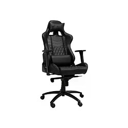 Lc Power LC-GC-3 Siège Gamer 5 Roues Pliable Adulte Hauteur du Siège Réglable Similicuir Noir