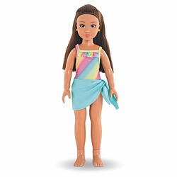 Coffret Luna a la plage COROLLE GIRLS - poupée mannequin - 5 accessoires - 28 cm - Des 4 ans