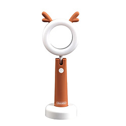 Wewoo Lampes de bureau marron pour animaux de compagnie USB lampe de lecture de rechargeable avec 3 modes luminosité réglable mignon de table