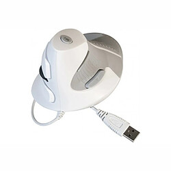 Avis Souris ergonomique verticale USB (blanche)