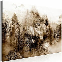 Paris Prix Tableau Imprimé Mountain Predator Wide Brown 60 x 90 cm