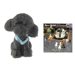 Avis Mini Modèle De Nounours Miniature En Résine Pour Chien Diorama à L'échelle 1:64 Noir