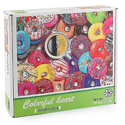 Universal Puzzle donut puzzle, casse-tête de décompression pédagogique, décoration murale 1000 pièces pas cher