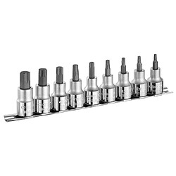 Jeu de douilles tournevis Torx 1/2"" - 9 pièces Expert E032936 