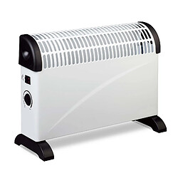 Chauffage Électrique Halogène 1200W Kekai 38x27x57 cm Usage Intérieur Couleur Blanc