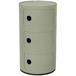 ICONIK INTERIOR Armoire de stockage - 3 tiroirs - New Caracas 3 Vert pâle