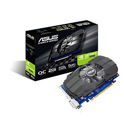 Avis ASUS PH-GT1030-O2G, GeForce GT 1030, 2 Go, GDDR5, 64 bit, 1920 x 1200 pixels, PCI Express 3.0