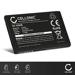 CELLONIC - Batterie Remplacement téléphone Fixe pour Swissvoice Epure, Swissvoice Epure fulleco Duo, 650mAh - accu pour sans Fil