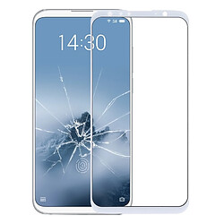 Wewoo Écran avant avec lentille en verre pour Meizu 16 (blanc) 