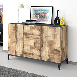 Ahd Amazing Home Design Buffet 120x40cm Entrée Salon 3 Portes Tiroir Rachel Report