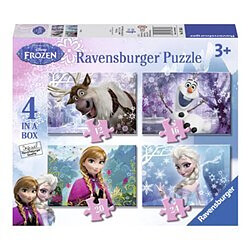 Puzzle Ravensburger 4 In Box 12+16+20+24pz Frozen 