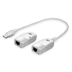 Act Editions ACT AC6060 changeur de genre de câble USB A RJ-45 Blanc 