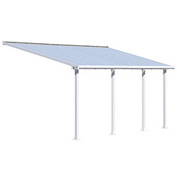 Pergola 18.3m² blanc - 704352 - PALRAM