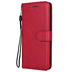 Etui en PU rouge pour votre Samsung Galaxy J6 (2018)