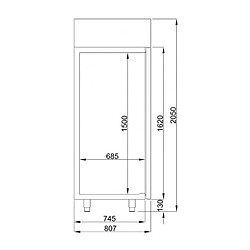 Acheter Armoire Négative 700 L Inox - Energy Line - Combisteel