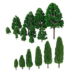 Mini arbres de paysage 180xTrain Layout Trees Model Mini Arbres Cyprès Paysage Set Accessoire