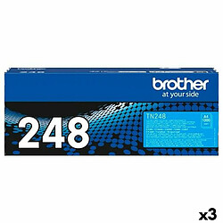 Toner Brother HLL3220CW, 3240CDW, DCPL3520CDW, 3560CDW, MFCL3740CDW, 3760CDW, HLL8230CDW, 8240CDW, MFCL8340CDW, 8390CDW Cyan (3 Unités)