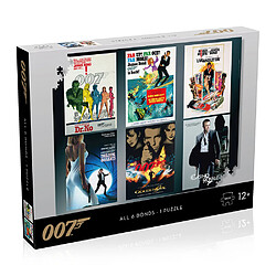 Winning Moves James Bond - Débuts de l'acteur Puzzle (1000 pcs) 