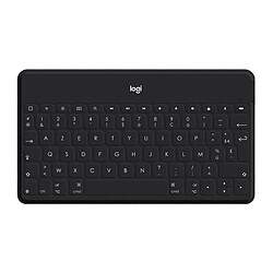 LOGITECH Clavier AZERTY Bluetooth ultra fin KEYS-TO-GO Noir