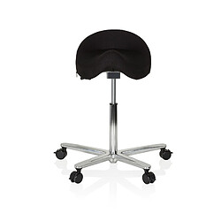 Siège de travail / tabouret de travail MOVE-TEC 3D SELLE noir hjh OFFICE 