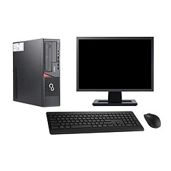 PC Fujitsu E720 E85+ DT Ecran 19" i7-4770 RAM 16Go SSD 120Go Windows 10 Wifi - Occasion