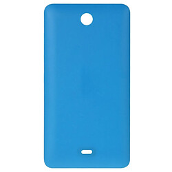 Wewoo Coque arrière bleu pour Microsoft Lumia 430 pièce détachée remplacement de couverture de batterie givrée