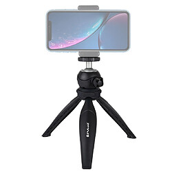 Wewoo Support de trépied en plastique avec poche pour 20cm et rotule à 360 degrés téléphones intelligentsGoProappareils photo DSLR Noir 