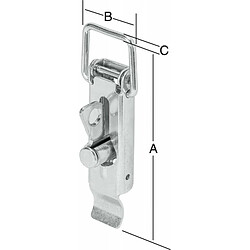 Vormann Serrure 110x37 mm galva