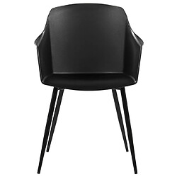 Acheter Beliani Chaise de salle à manger Set de 2 Noir FONDA