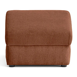 Lisa Design Bastille - pouf en tissu velours relief pas cher