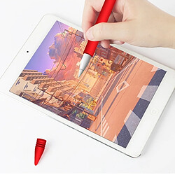 Wewoo Apple Pen Cover Couverture de protection anti-perdue pour Apple Pencil Rouge pas cher